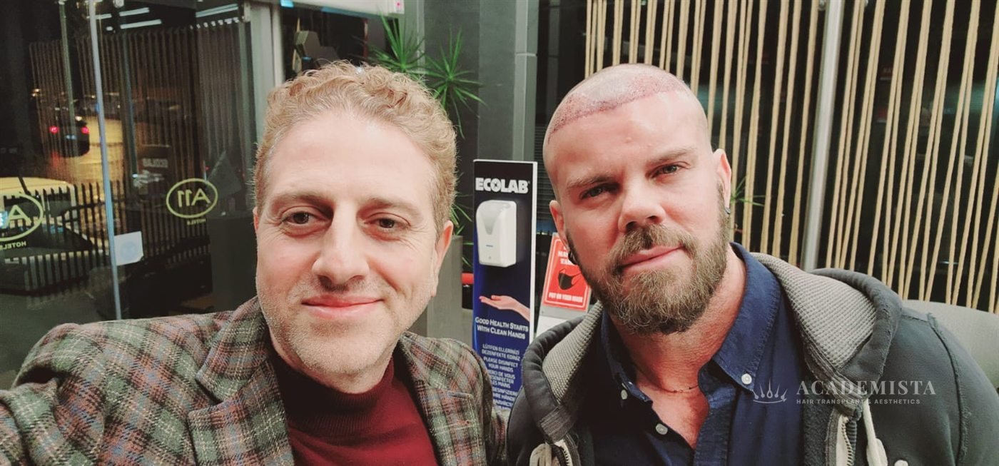 Lloyd: With his coordinator in Istanbul